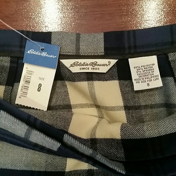 NWT Lands' End pleated wool skirt - Picture 4 of 4